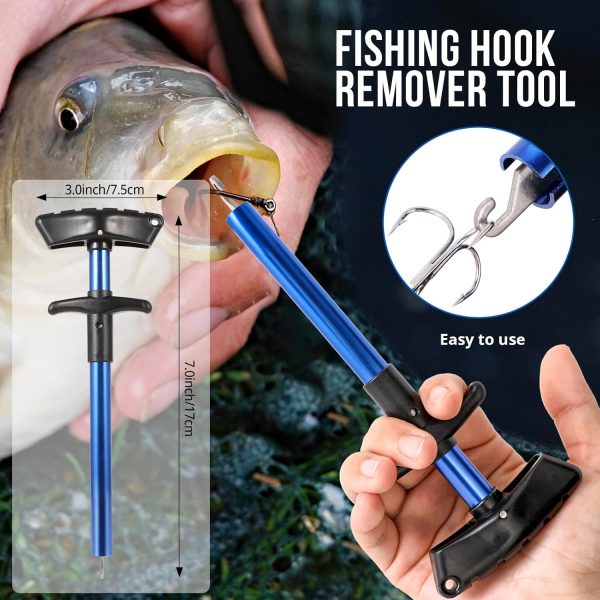 PLUSINNO Fishing Backpack with Tackle Boxes, Waterproof Fishing Sling Tackle Bag For Fishing Gear With Rod Holder, Fishing Gifts for Men With Fishing lures, Fishing pliers, Fish Lip Gripper. - Image 6
